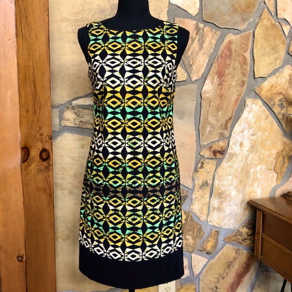 AB Studio Vintage Sleeveless Sheath Dress (4) - Picture 1 of 15